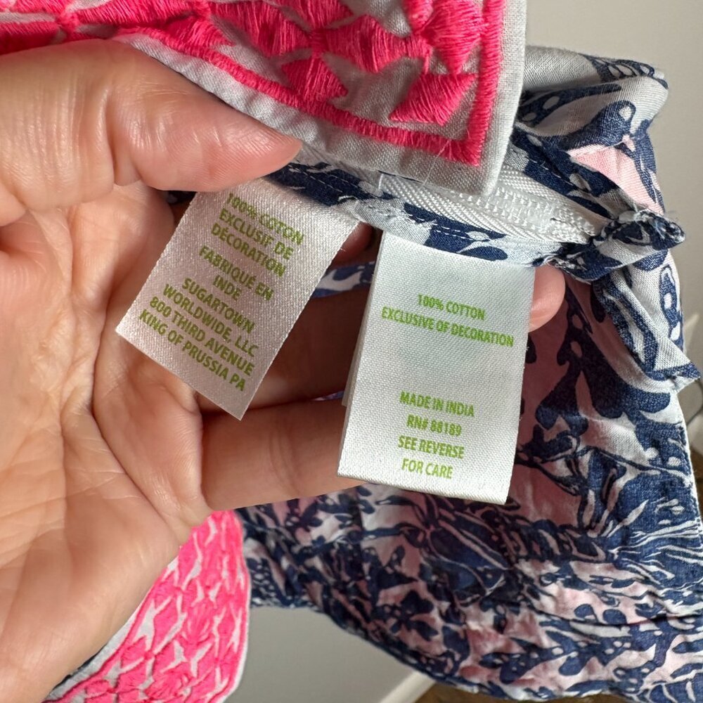 NWT Lilly Pulitzer Ocean Cove Tunic Top Oyster Bay Blue Krillin It - Picture 5 of 6